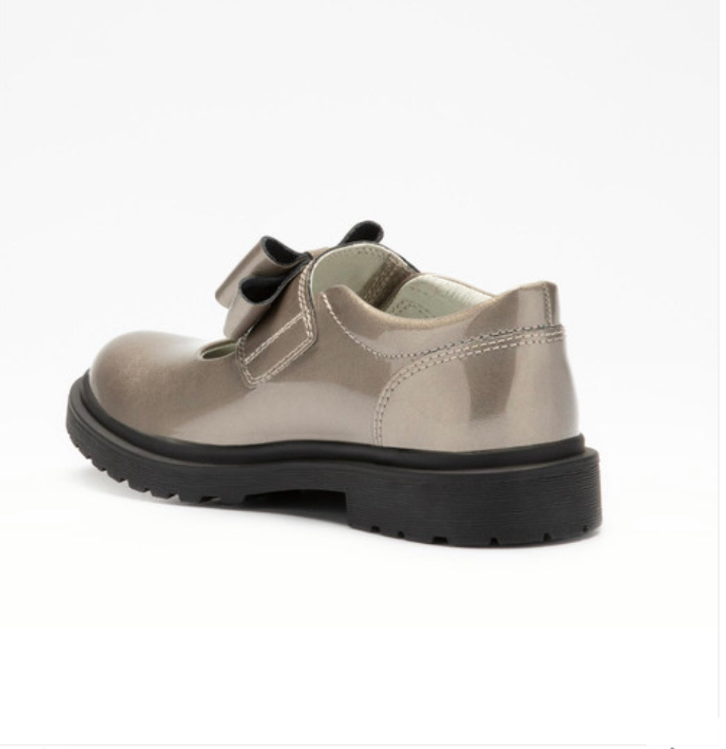 Pewter Grey Patent Helen - Lelli Kelly School