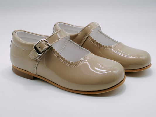 6270 Camel Tan Mary Jane Shoe