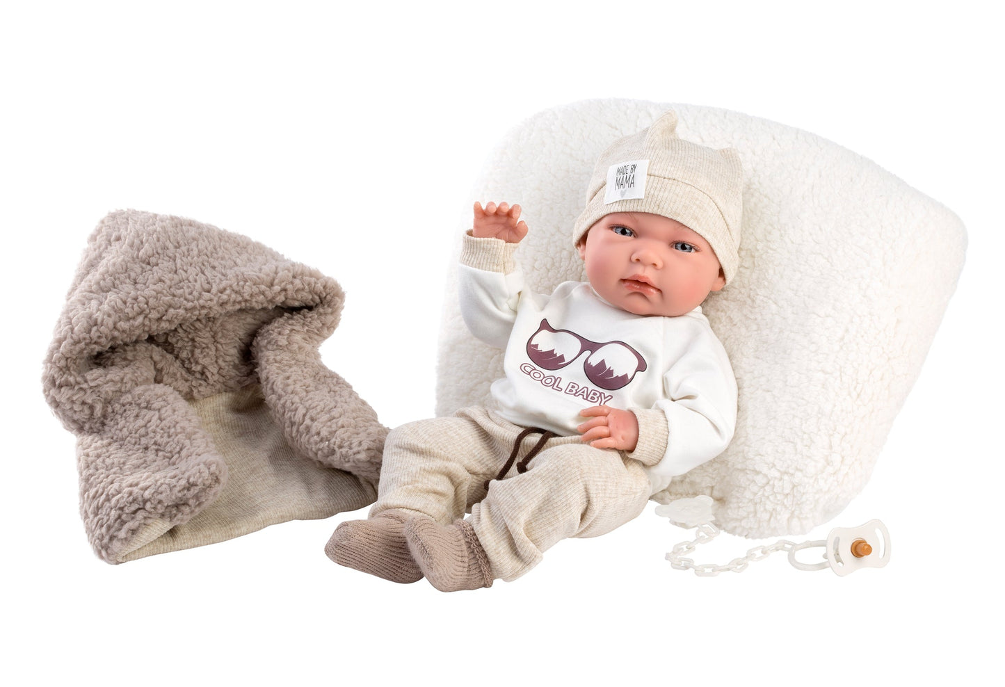 73899 Llorens Beig Boy Doll 42cm