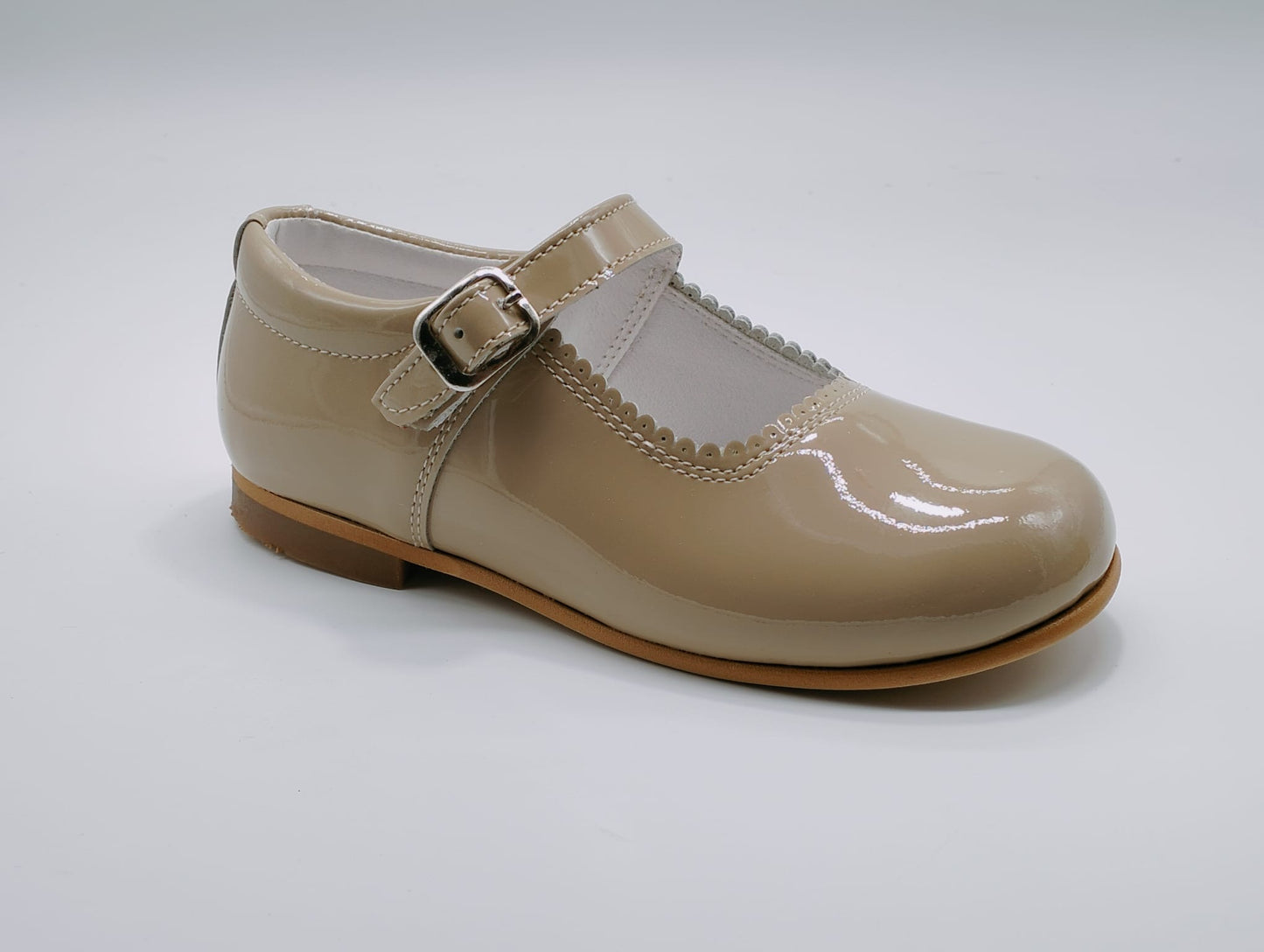 6270 Camel Tan Mary Jane Shoe