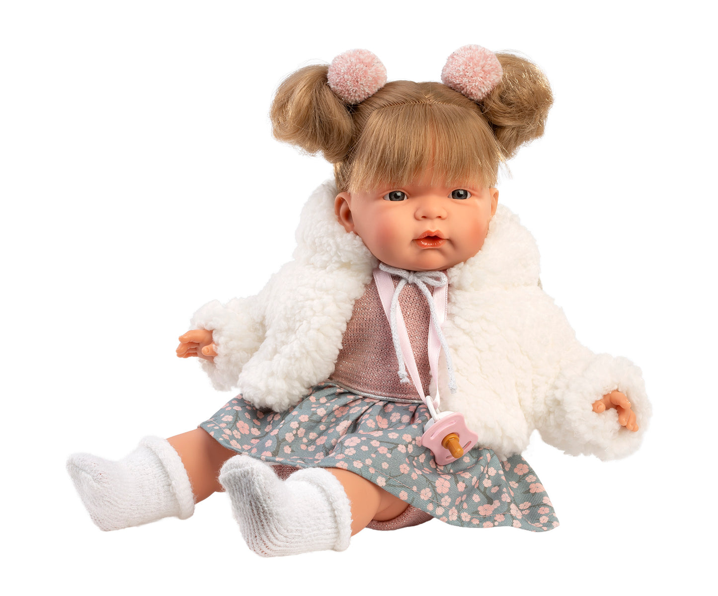 Llorens Joelle Crying Doll With Hair