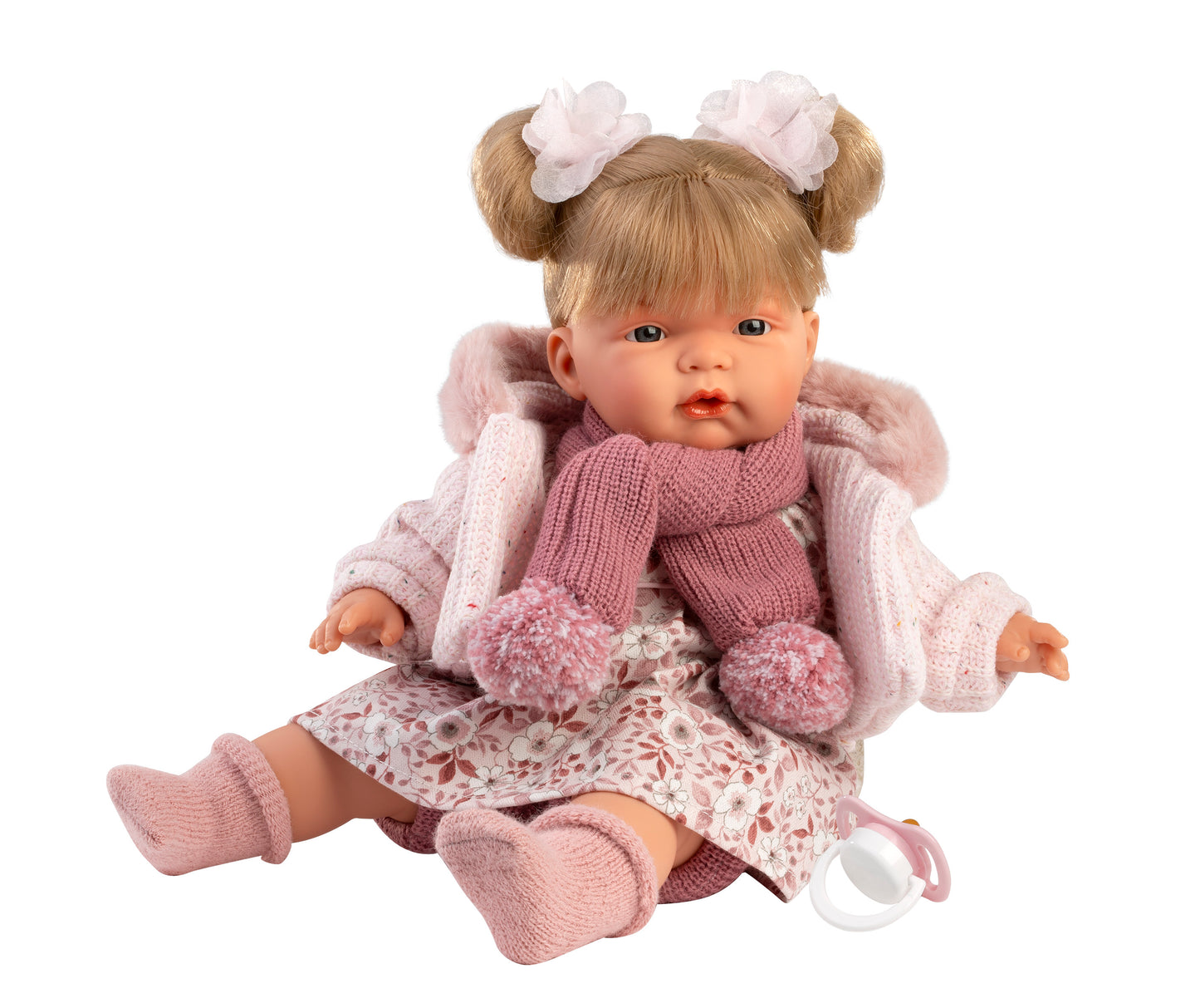 Llorens Joelle Crying Doll With Hair
