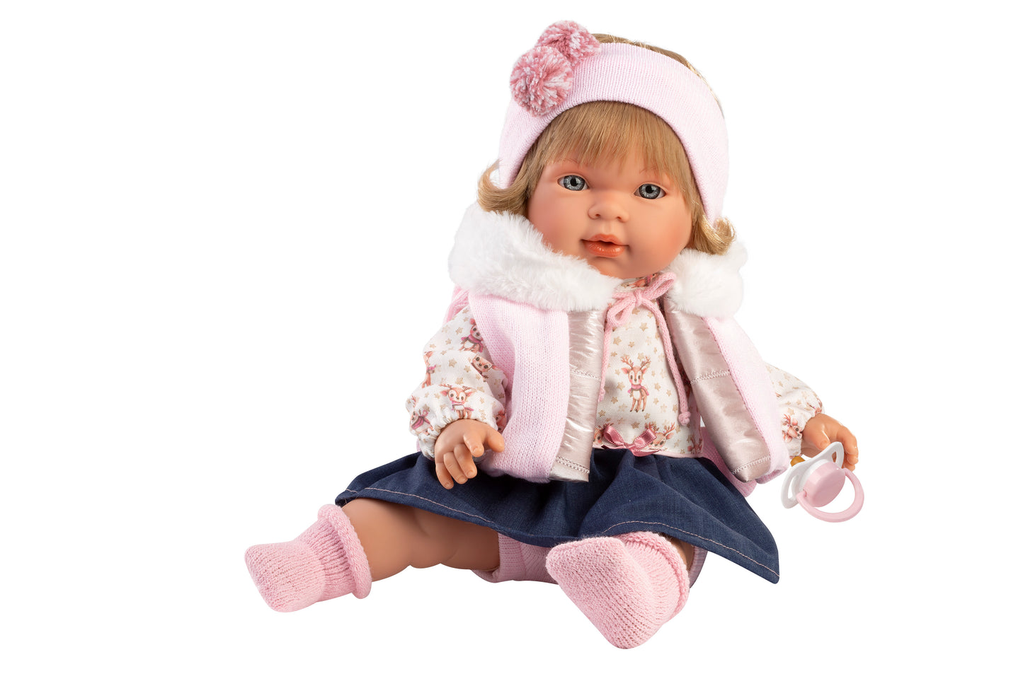 Llorens Carla Crying Doll With Hair