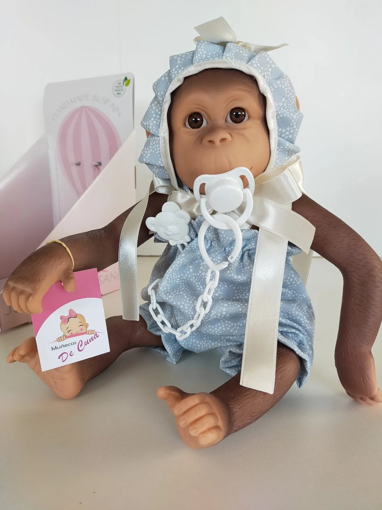 36301 Koko Monkey Blue Romper