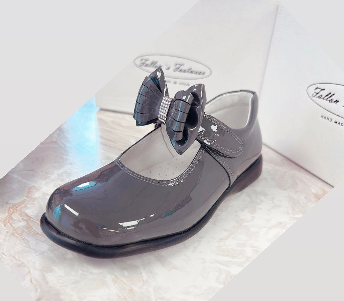Grey School Shoes