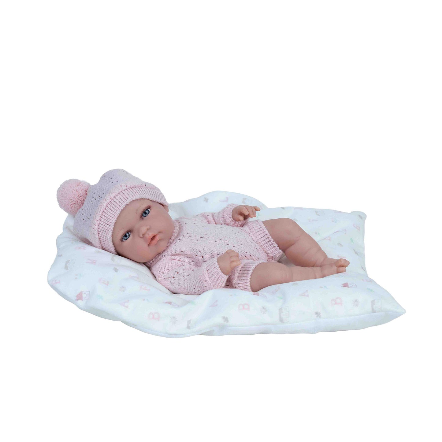 Arias Pink My First Doll With Cushion 30cm