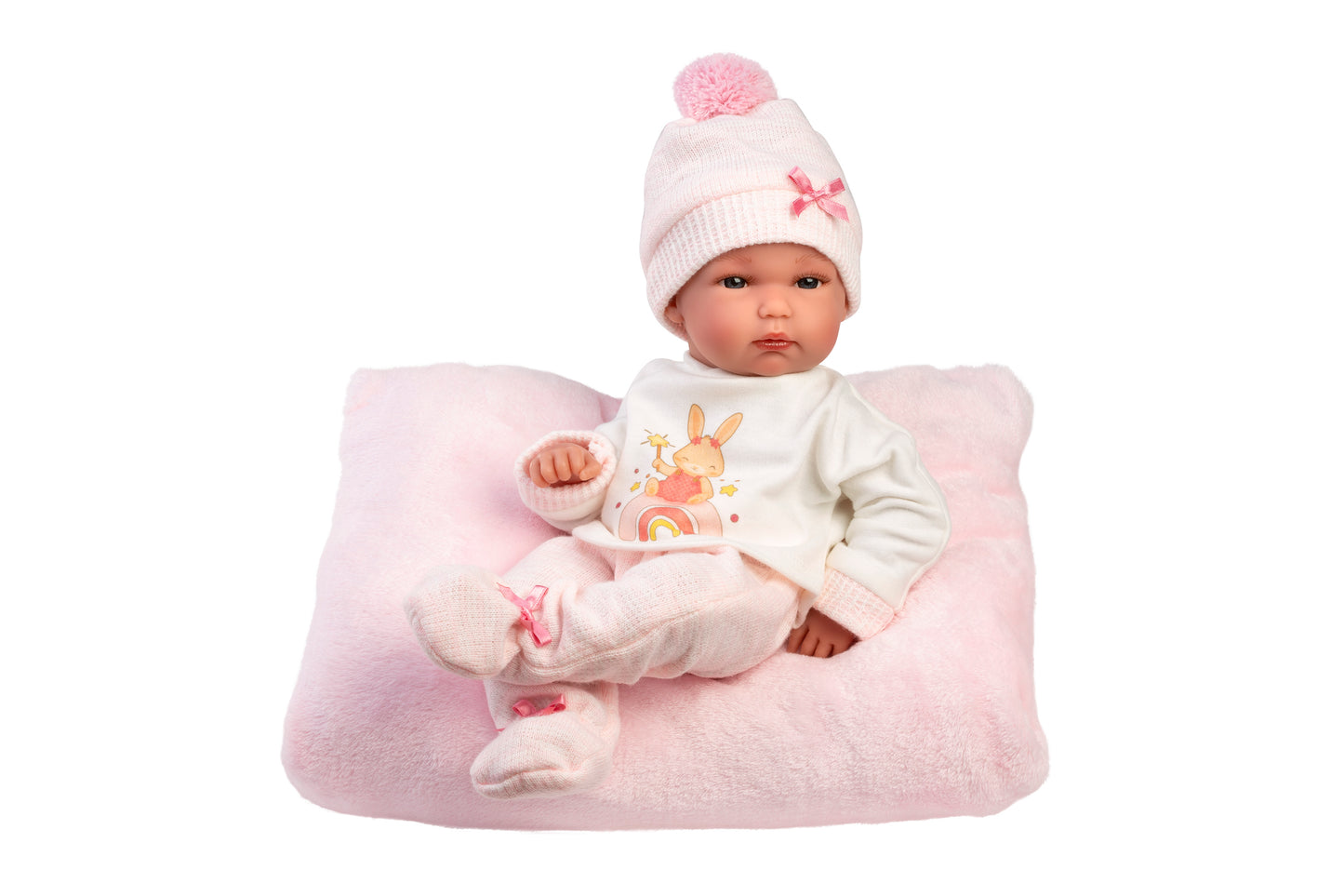 Llorens Girl Doll With Cushion 35cm