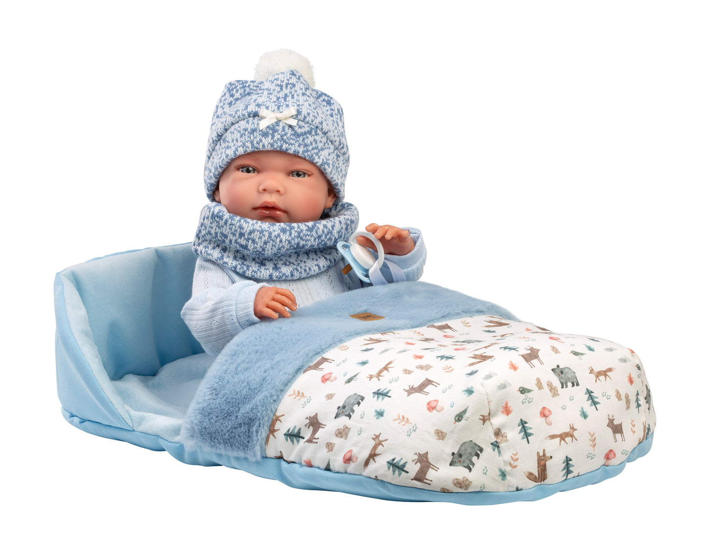 Llorens Nico Boy Doll With Sleeping Bag 40cm