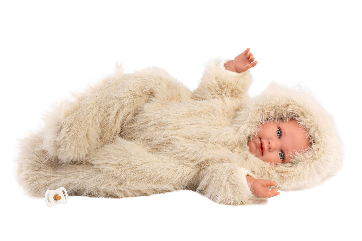 74507 Alicia Crying Baby Doll Teddy Bear Suit