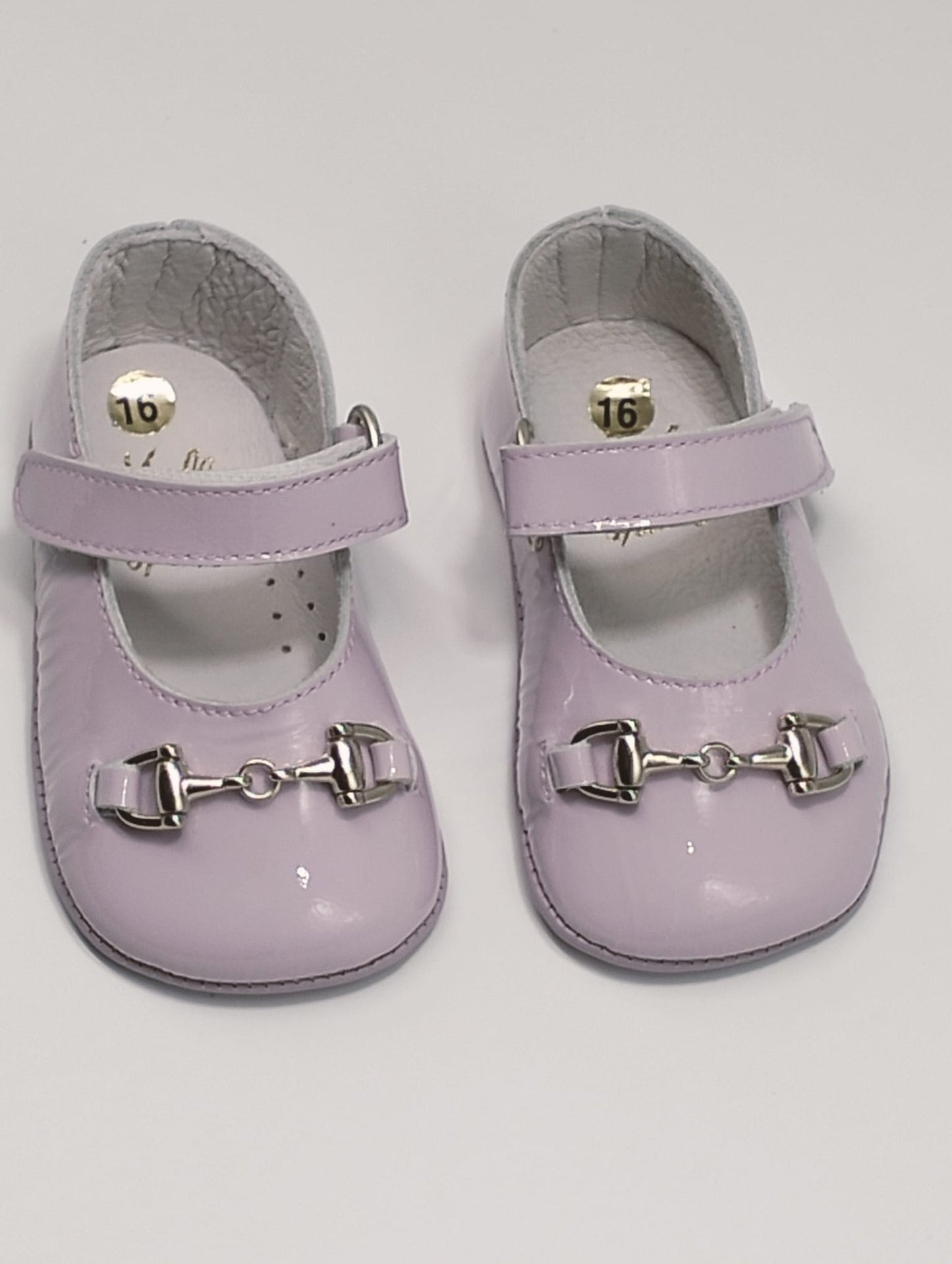 Horsebit Lilac Baby Shoes