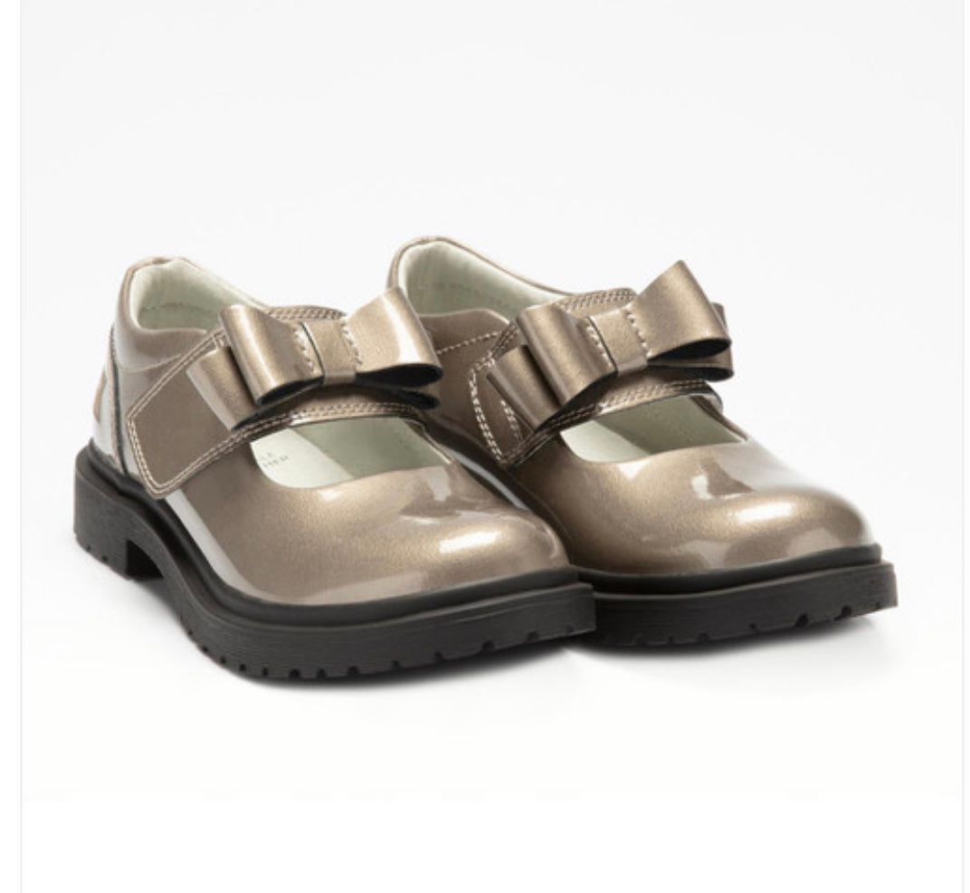 Pewter Grey Patent Helen - Lelli Kelly School