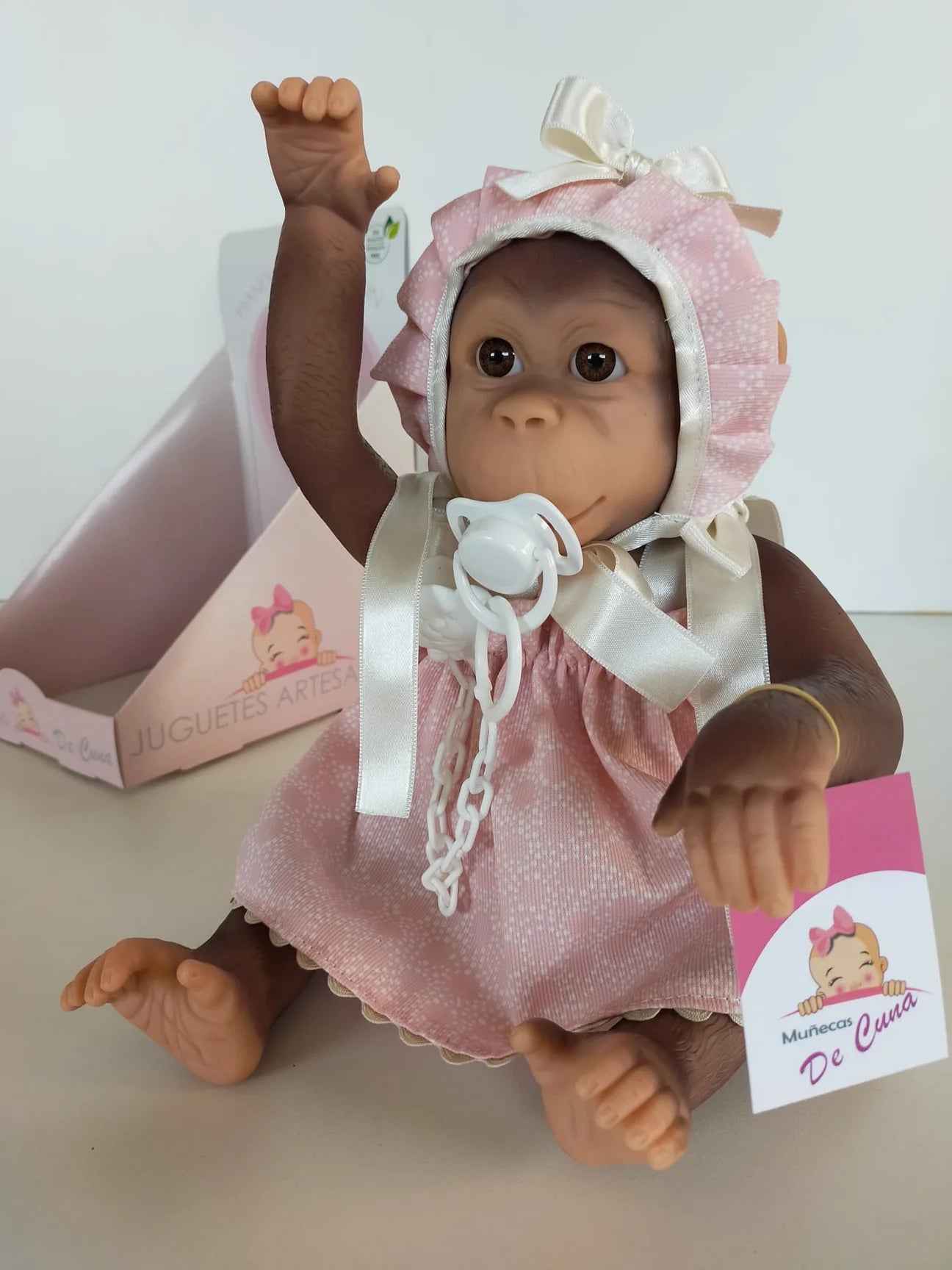 36302 Kiki Monkey Pink Dress