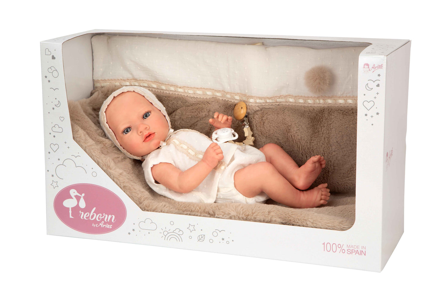 Arias Reborn Girl Doll 38cm