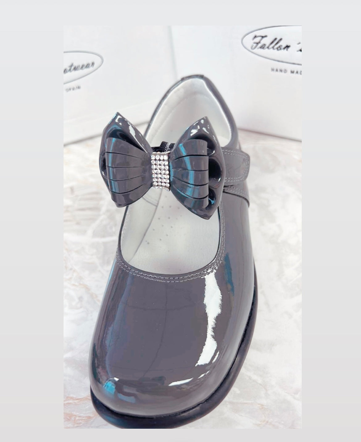 Grey School Shoes