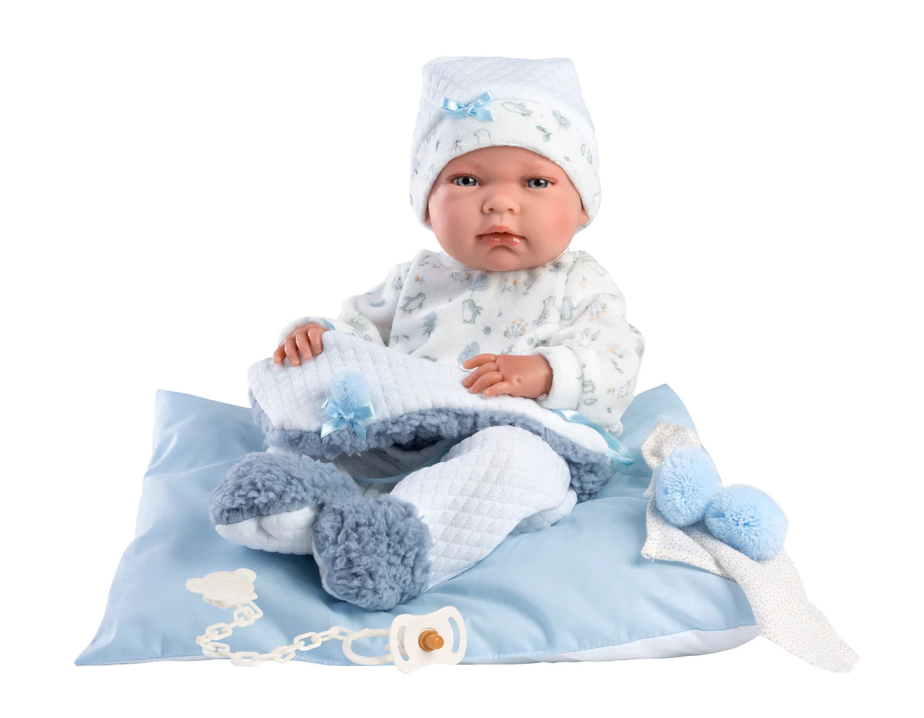 73895 Blue Boy Doll 42cm