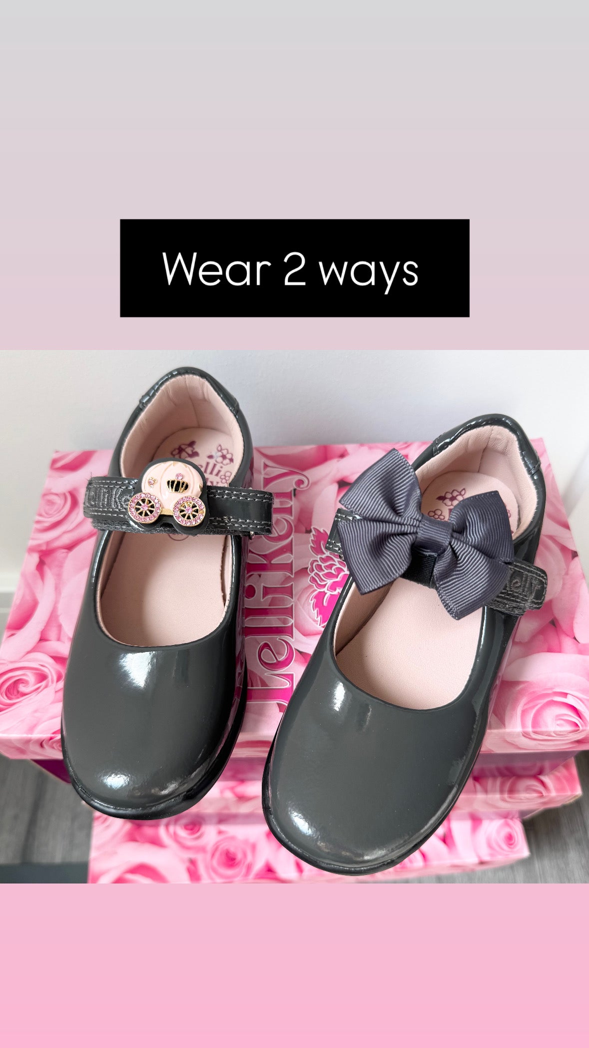 GREY Lelli Kelly LK8622 (GR03) Carrie Princess Carriage Grey