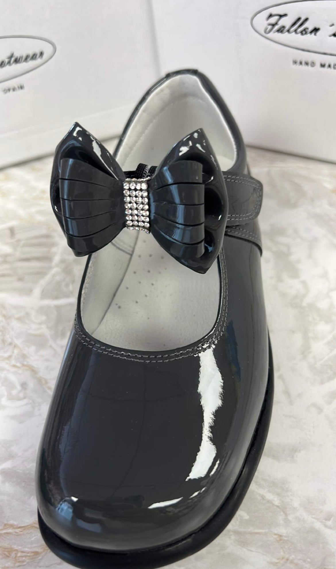 Grey School Shoes