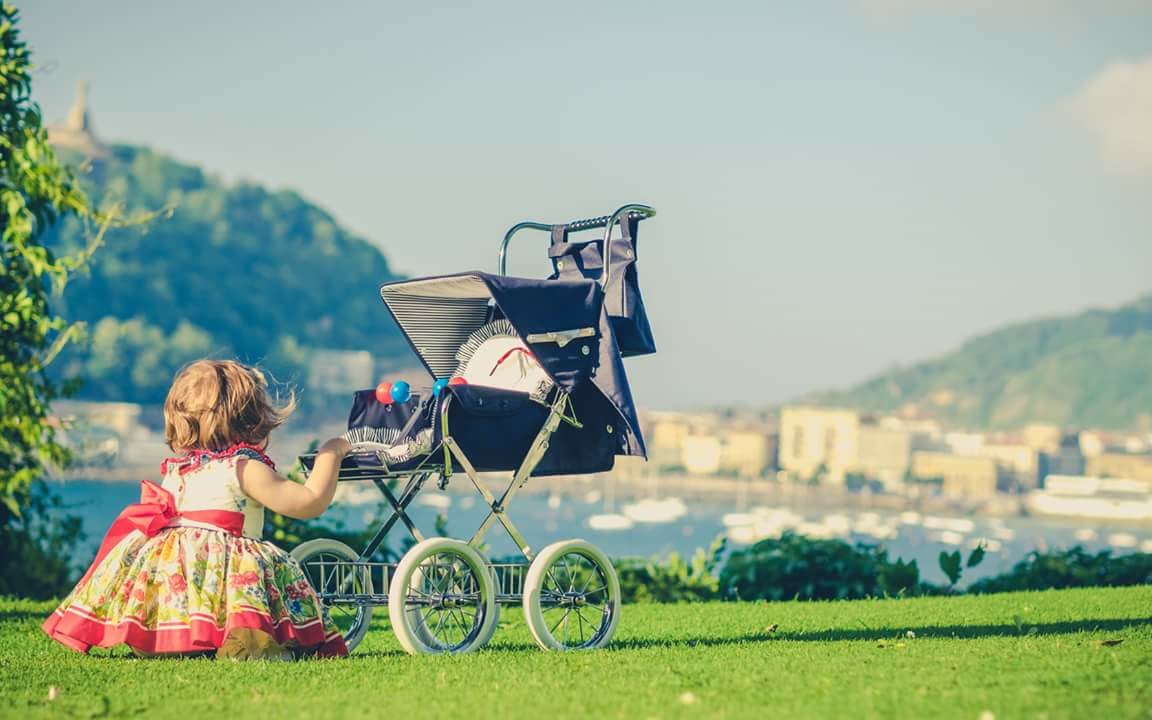 Navy Paris Pushchair by Bebelux