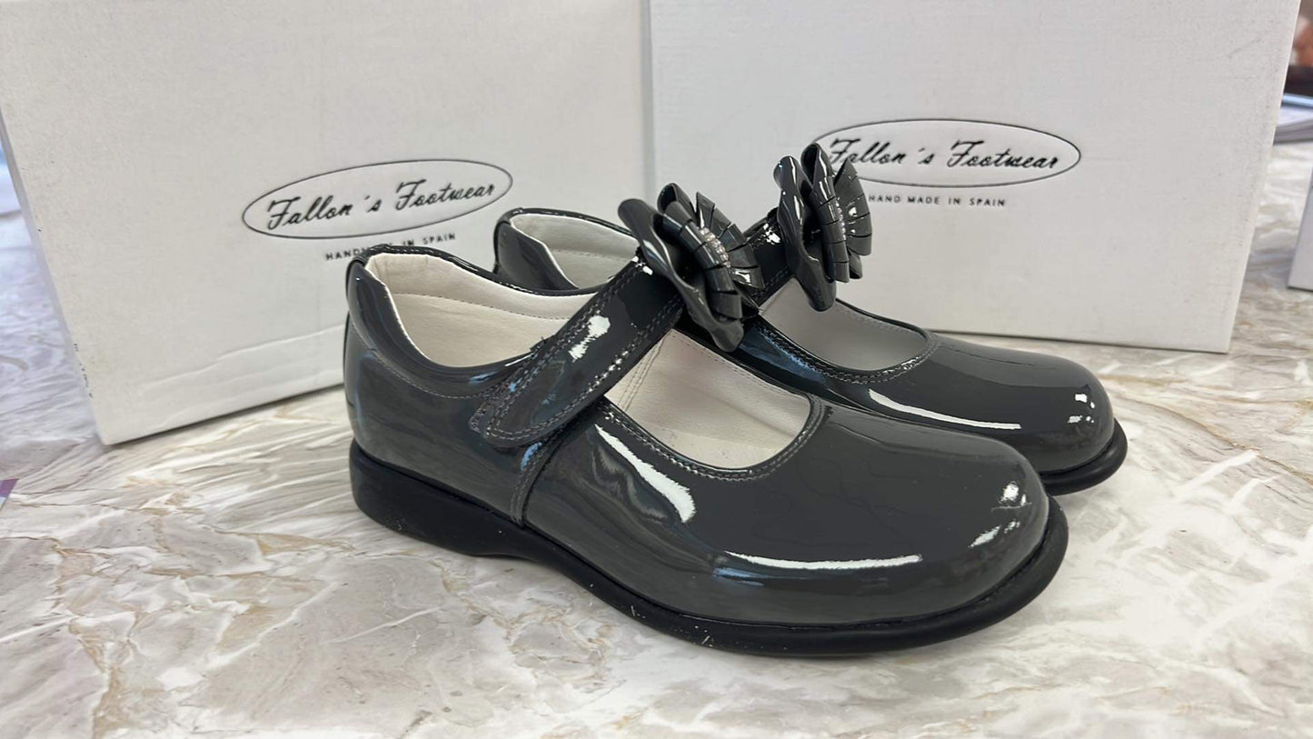 Grey School Shoes