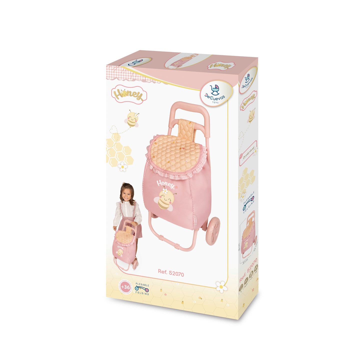 52070 Shopping Trolley Bag - Honey Collection