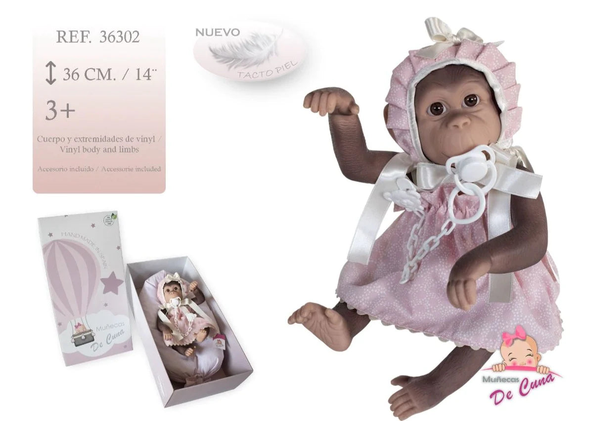 36302 Kiki Monkey Pink Dress