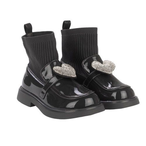 Adee Heart Black Boot