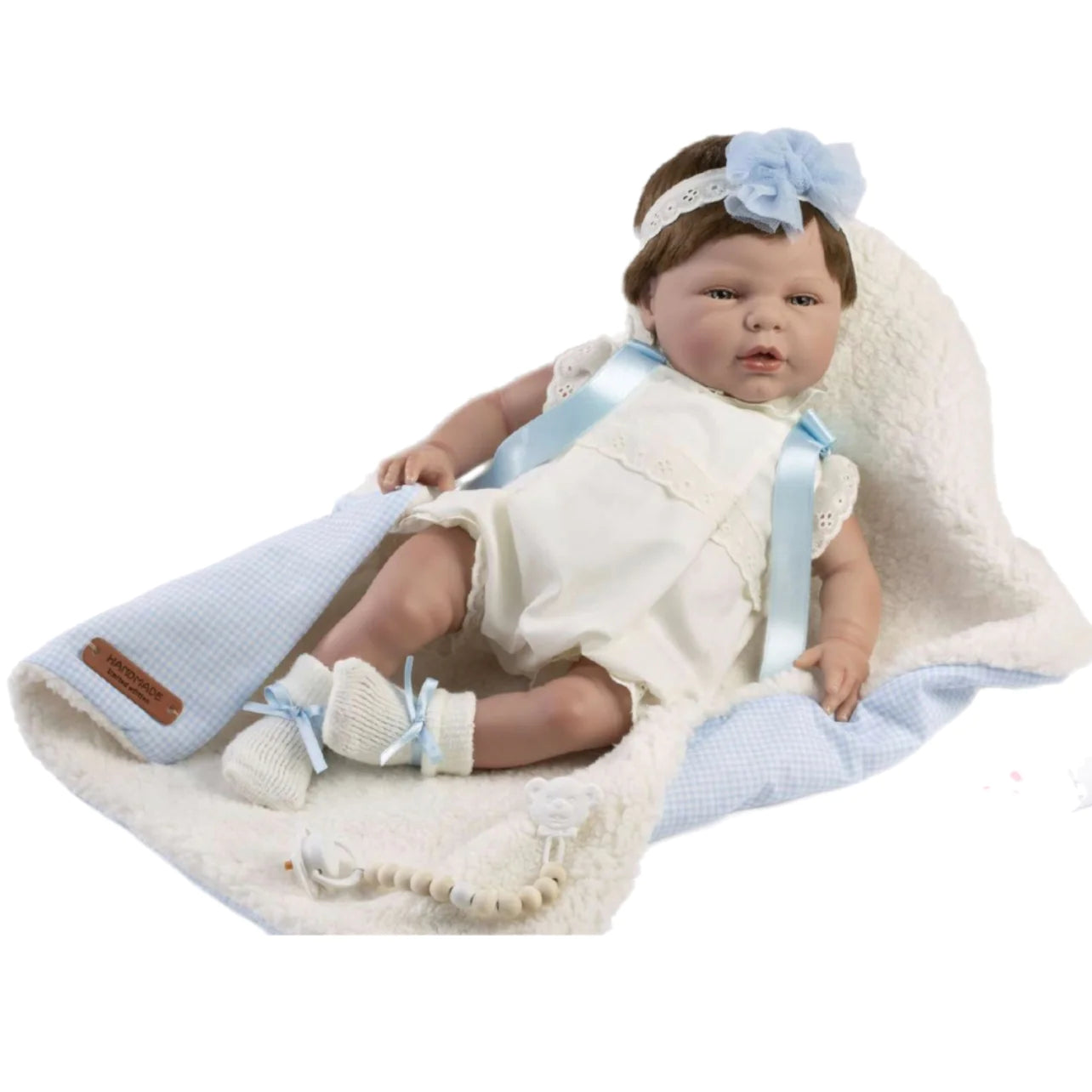 45604 Nina Reborn Baby Doll Blue - Silicon