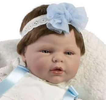 45604 Nina Reborn Baby Doll Blue - Silicon