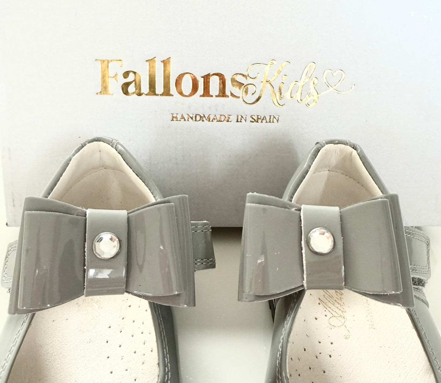 Mara School Shoe - Light Grey