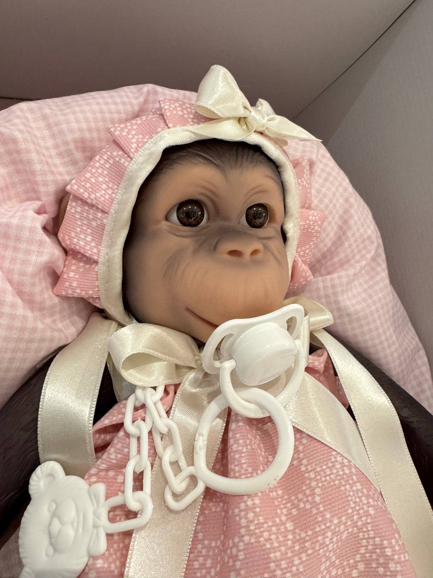 36302 Kiki Monkey Pink Dress