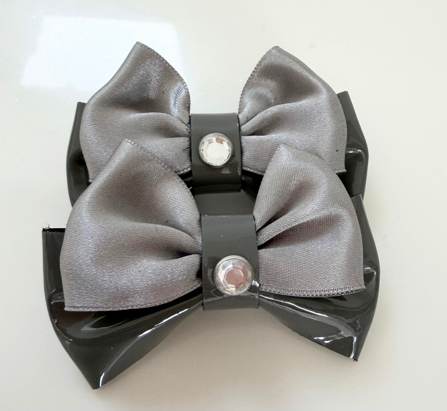 Grey Shoe Bow
