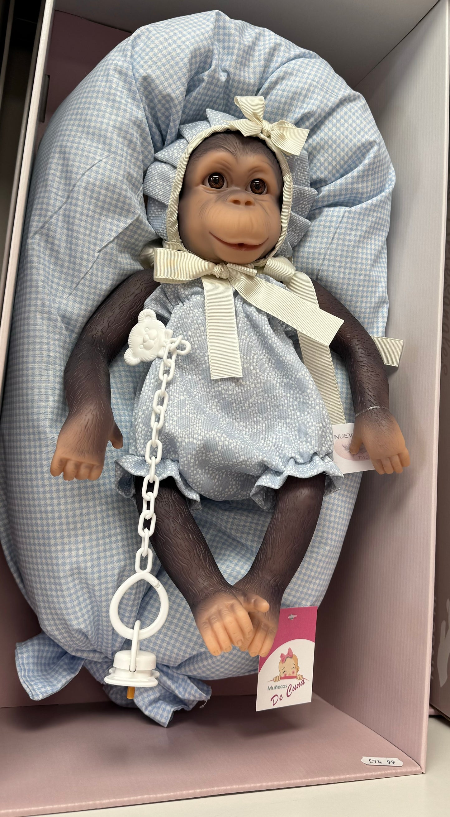 36301 Koko Monkey Blue Romper