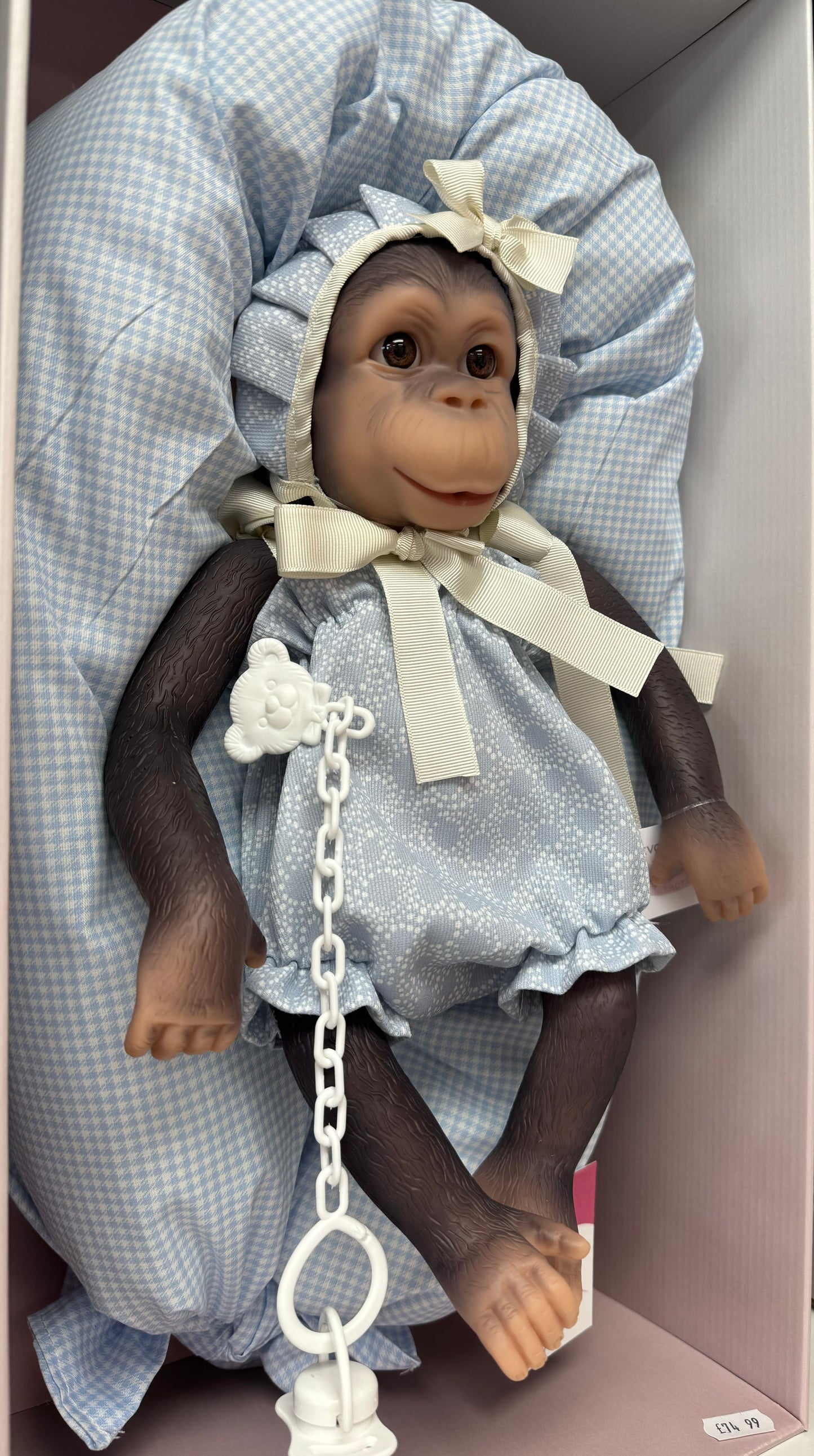 36301 Koko Monkey Blue Romper