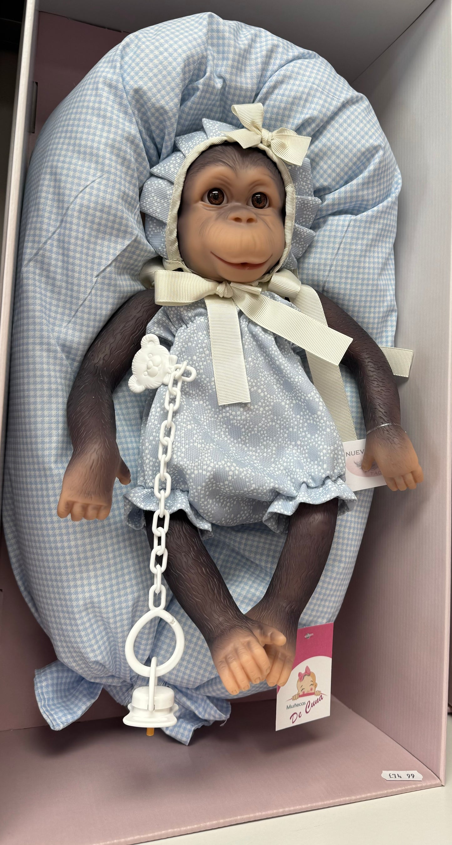36301 Koko Monkey Blue Romper