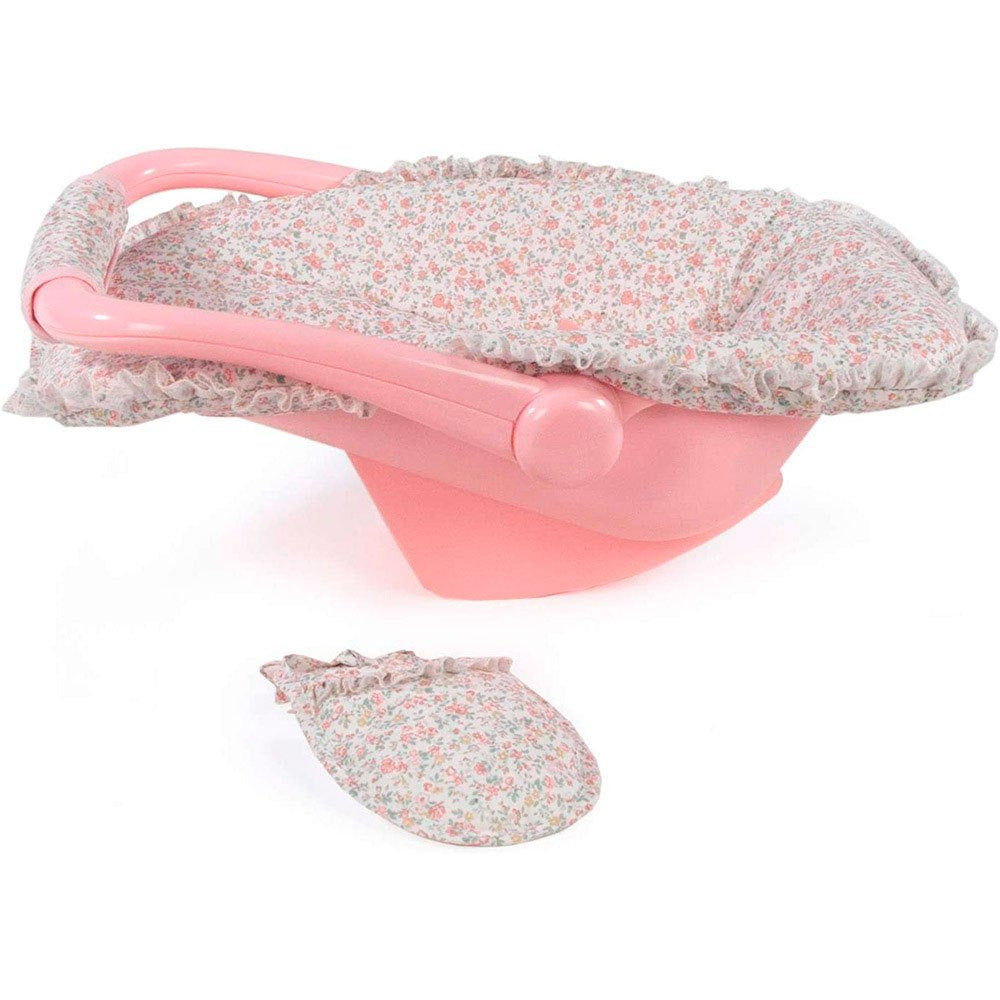 La Nina Violeta Ditsy Flower Print Dolls Car Seat