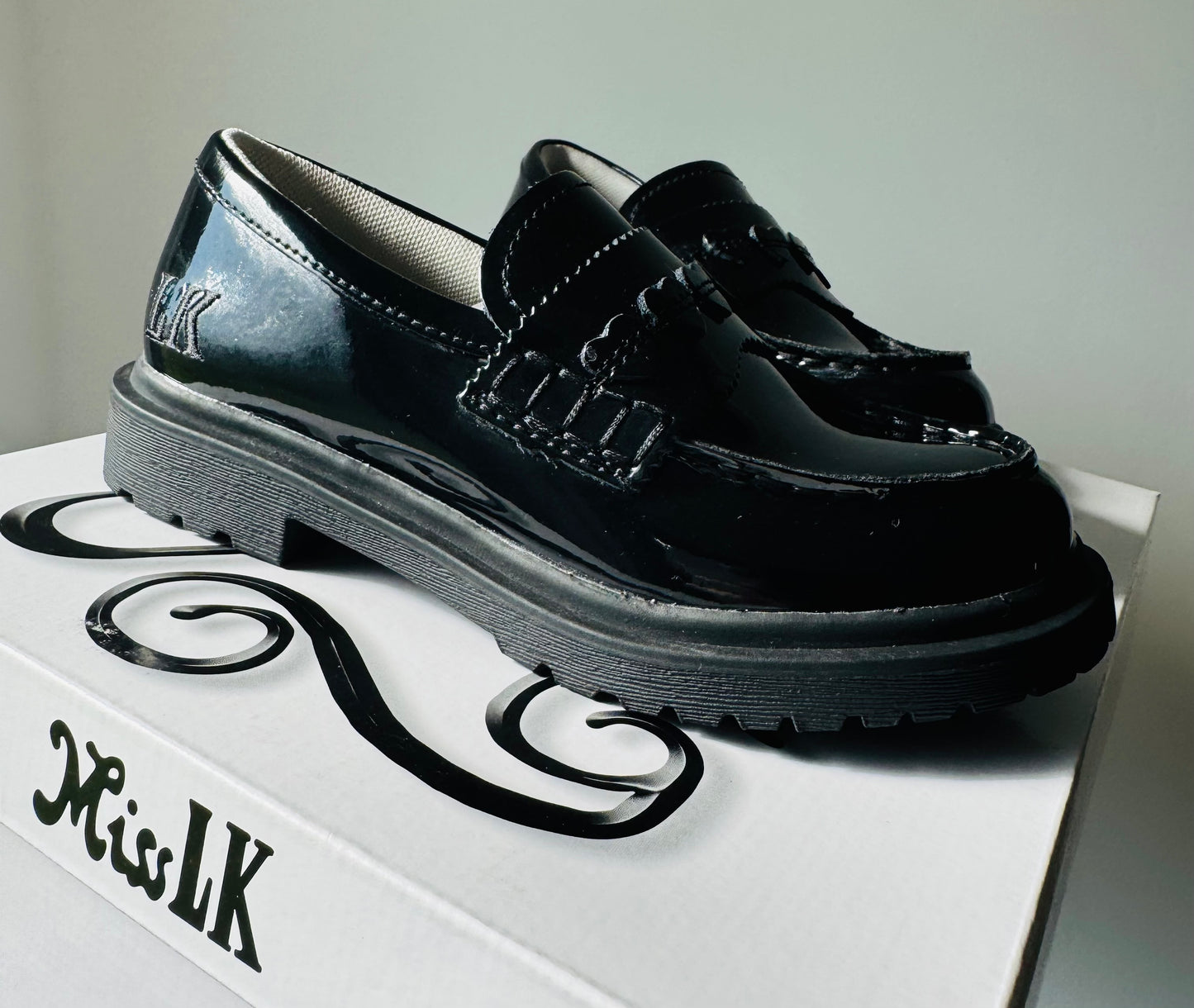 Lelli Kelly LK8983 NE03 Clara Black Patent Loafer School Shoes