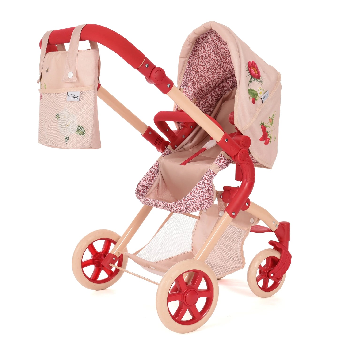 Roma RHS Single Dolls Pram & Buggy - Flora