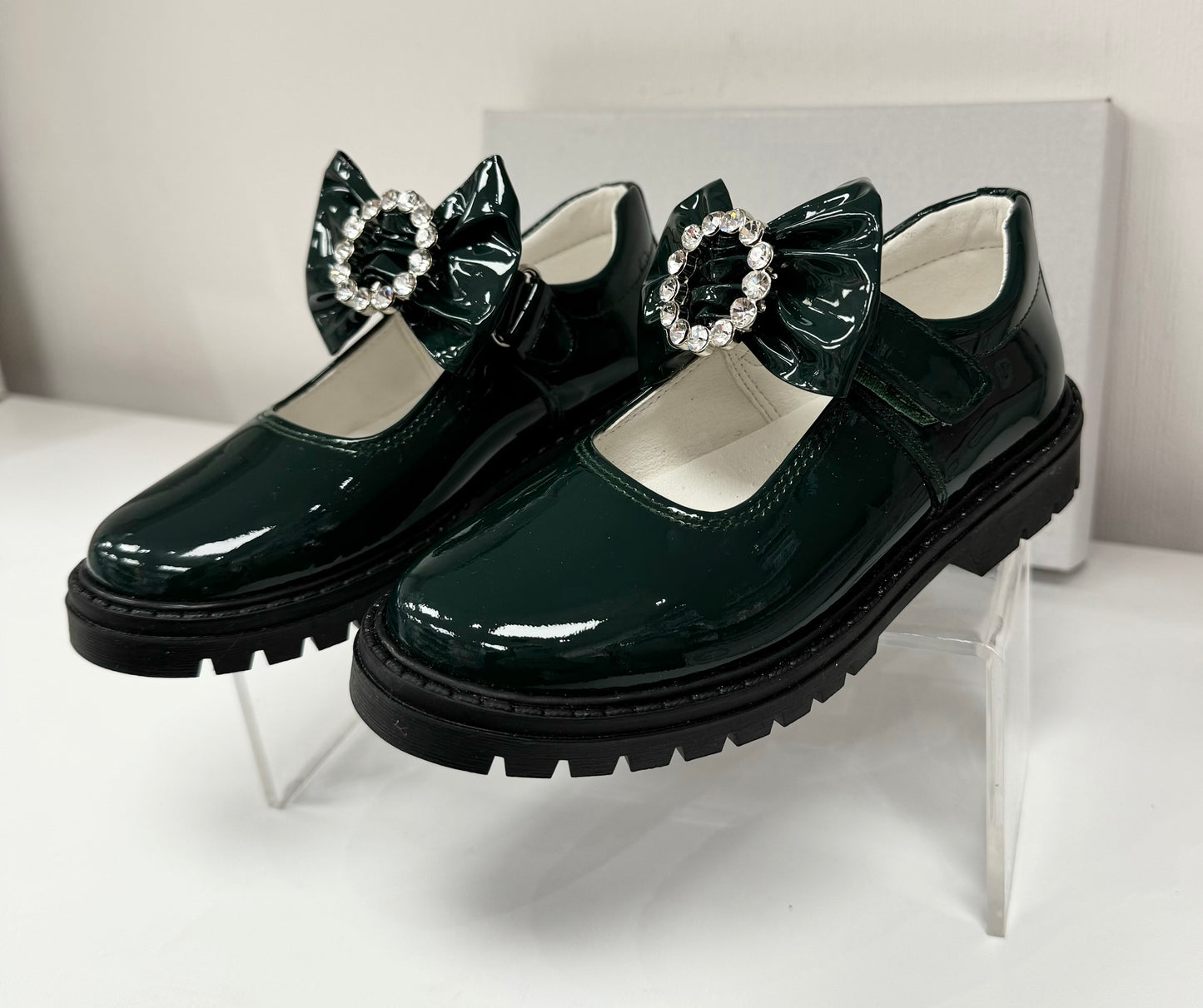 6258 Green School Shoe - Chunky