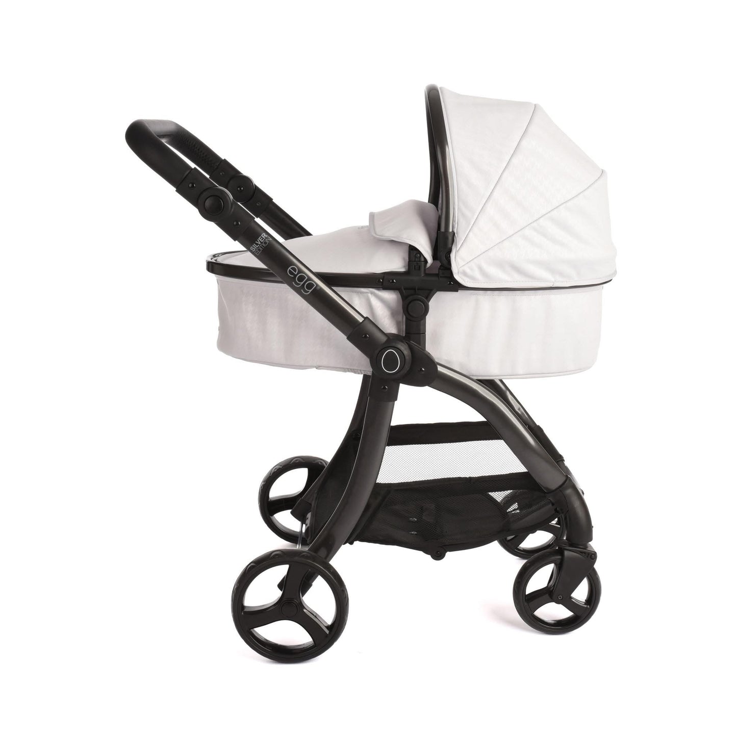 NEW COLOUR egg® Dolls Pram - Silver Hound Tooth