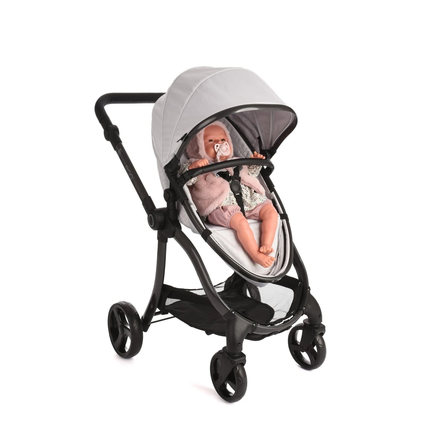 NEW COLOUR egg® Dolls Pram - Silver Hound Tooth