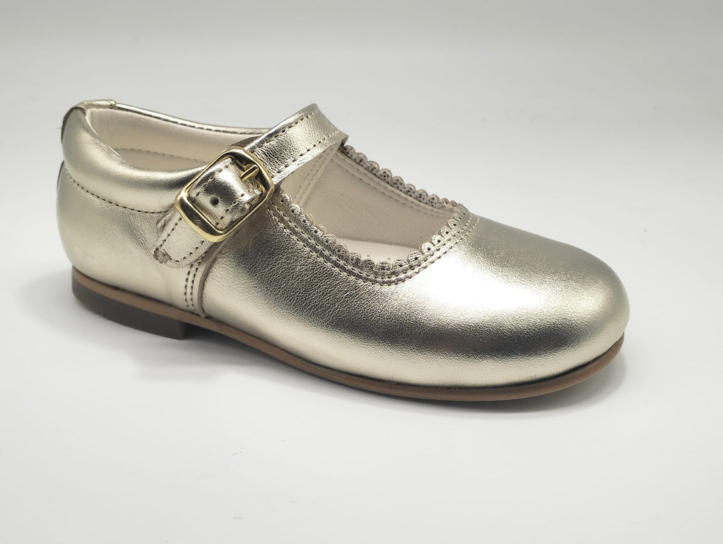 6270 Gold Mary Jane Shoe