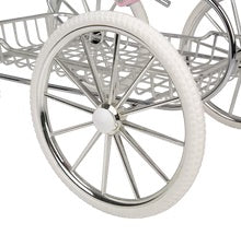 40820 Arias Pink & Ivory Frill Paris Tall Pram 2x1 (over 5's to age 10)