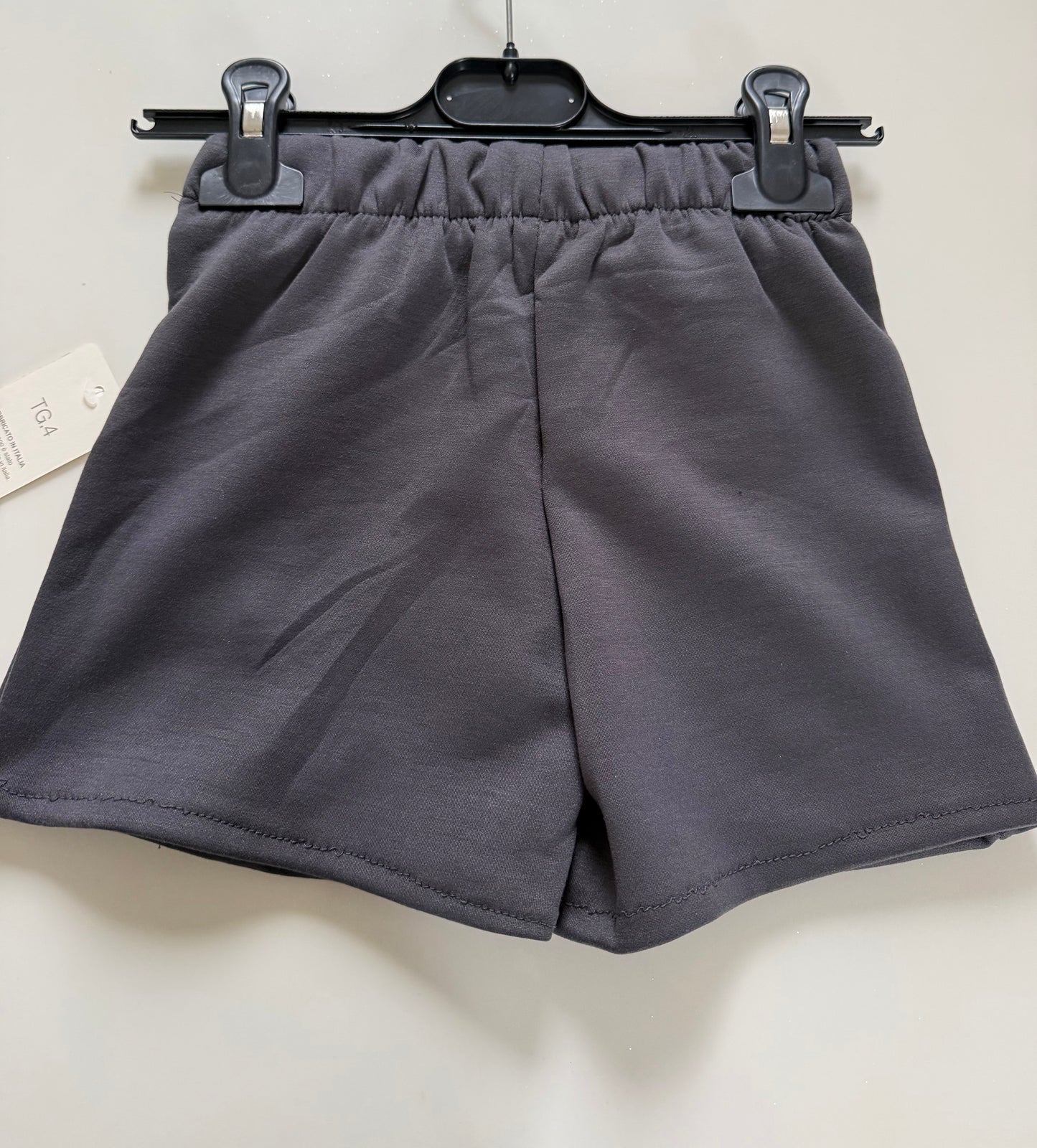 Grey School Bow Skirt With Shorts