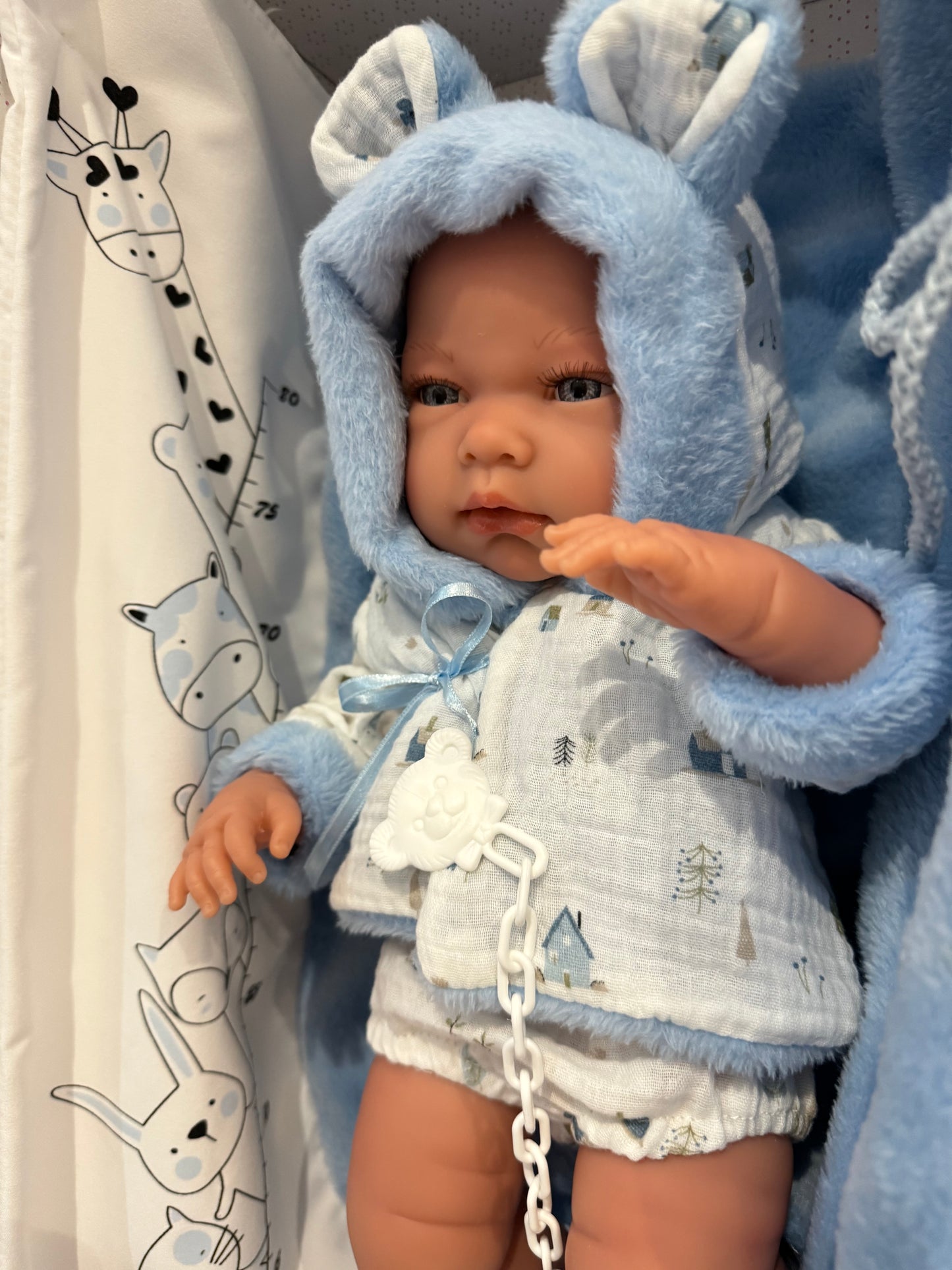 73897 Blue Bathing Doll 42cm