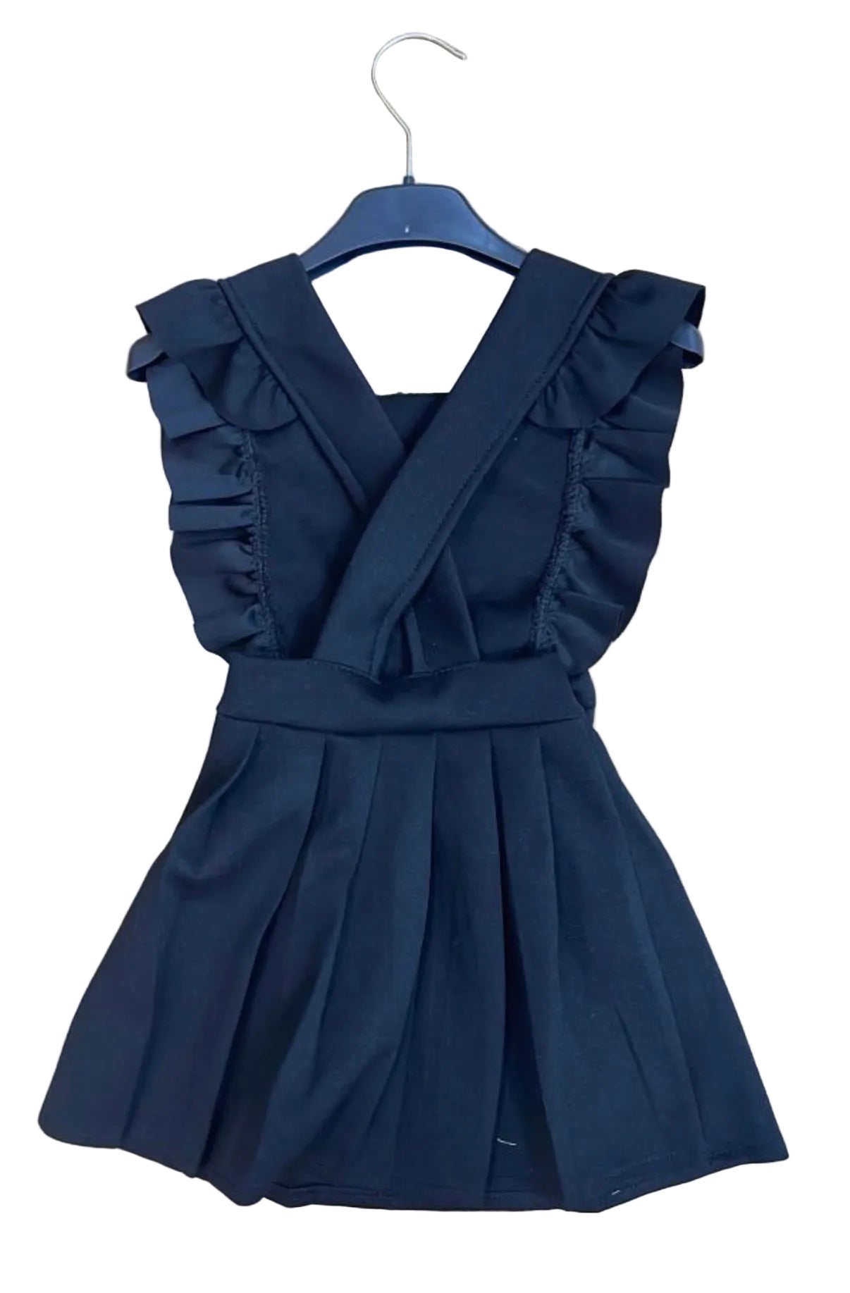 Navy School Bow Pinafore