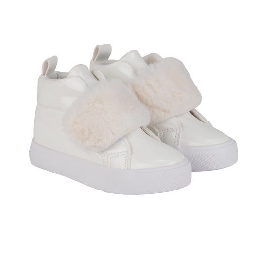 1200 Snow White Fur Boots By Adee