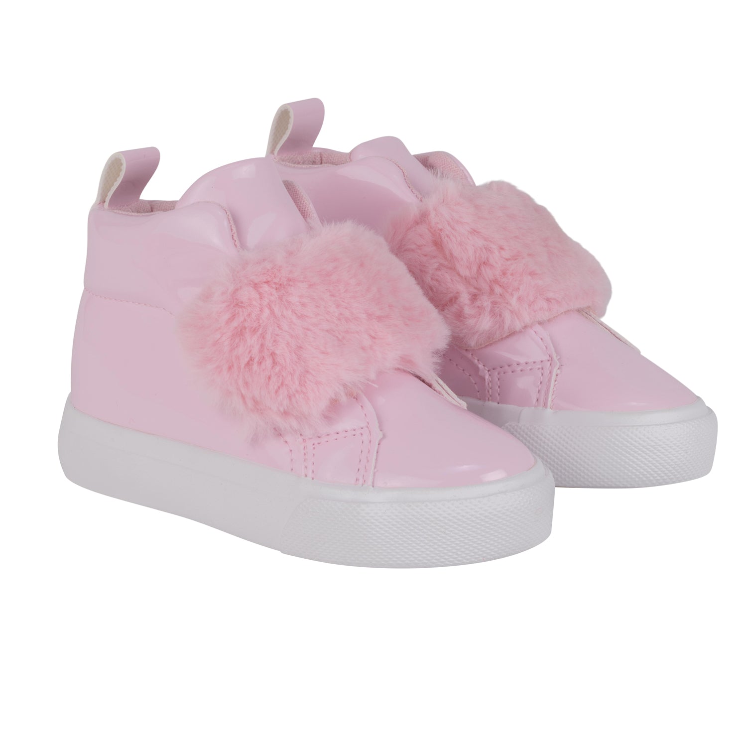 Light pink fur boots hotsell