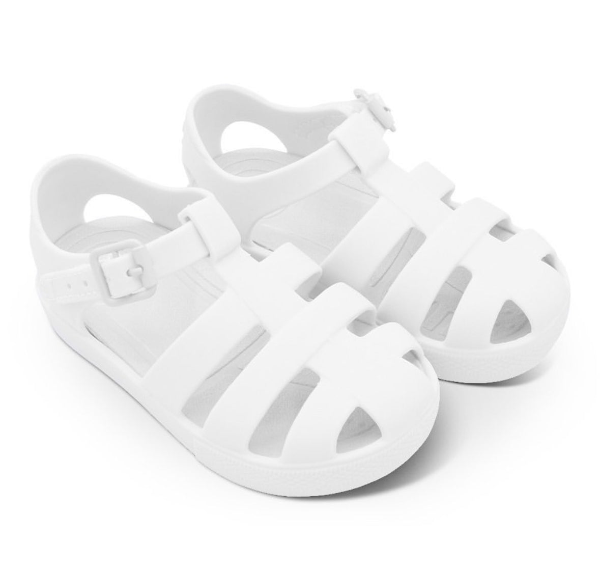 Marena Monaco Jelly Sandal - Matt White