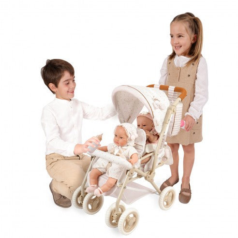 90378 Verona Twin Pram By Decuevas age 8 and under Fallons Kids