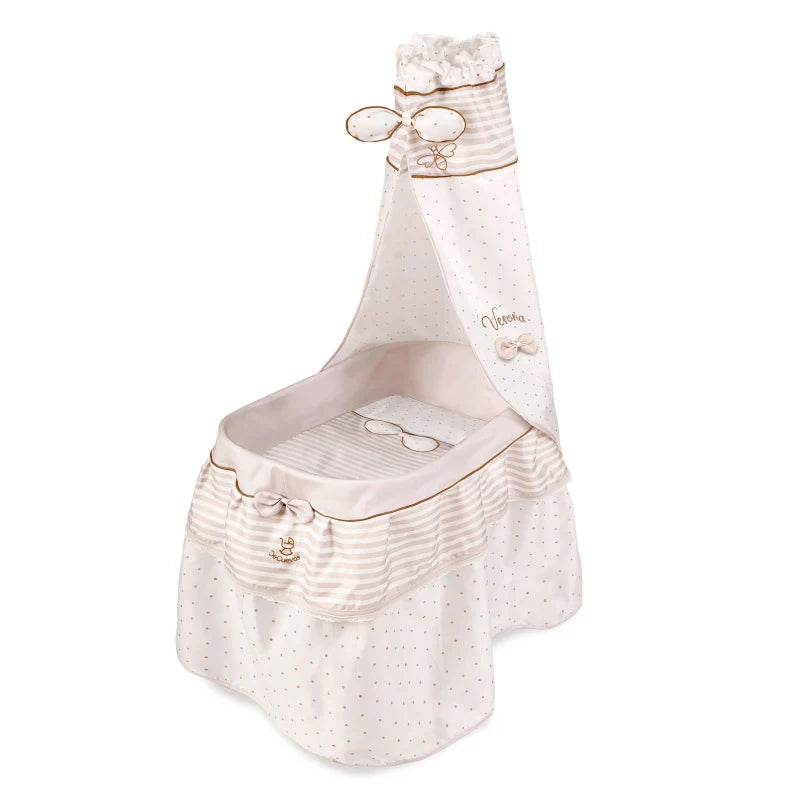 51078 Verona Crib/Cradle with Canopy